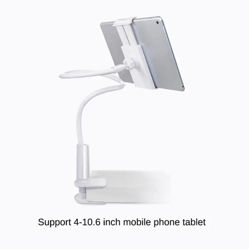 Tablet Desktop Holder Bed Lange Arm Dovne Stå Mount Phone Beslag Bruser Klip Universal til iPad, iPhone, Samsung, Huawei TXTB1