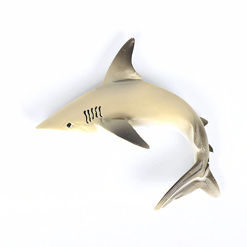 3d-magnetisk køleskab mærkat par svømning dukke haj mærkat kreative fine kollektion souvenir-køleskabsmagneter små gaver