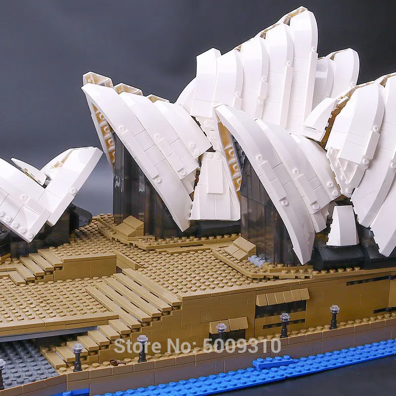 2989pcs Kompatibel Sydney Opera House sæt byggeklodser, mursten, fødselsdag, jul, gaver, legetøj