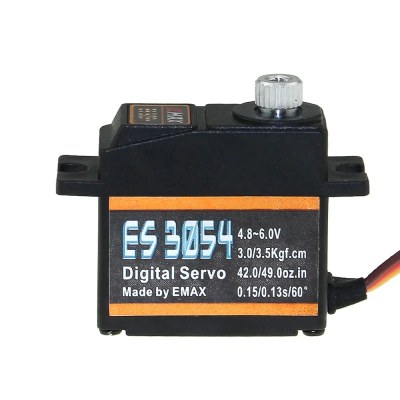 4stk/masse EMAX ES3003 ES3004 ES3053 ES3054 17g Plast/Metal-Analog/Digital Gear Servo Til F3A 3D Fly Modeller
