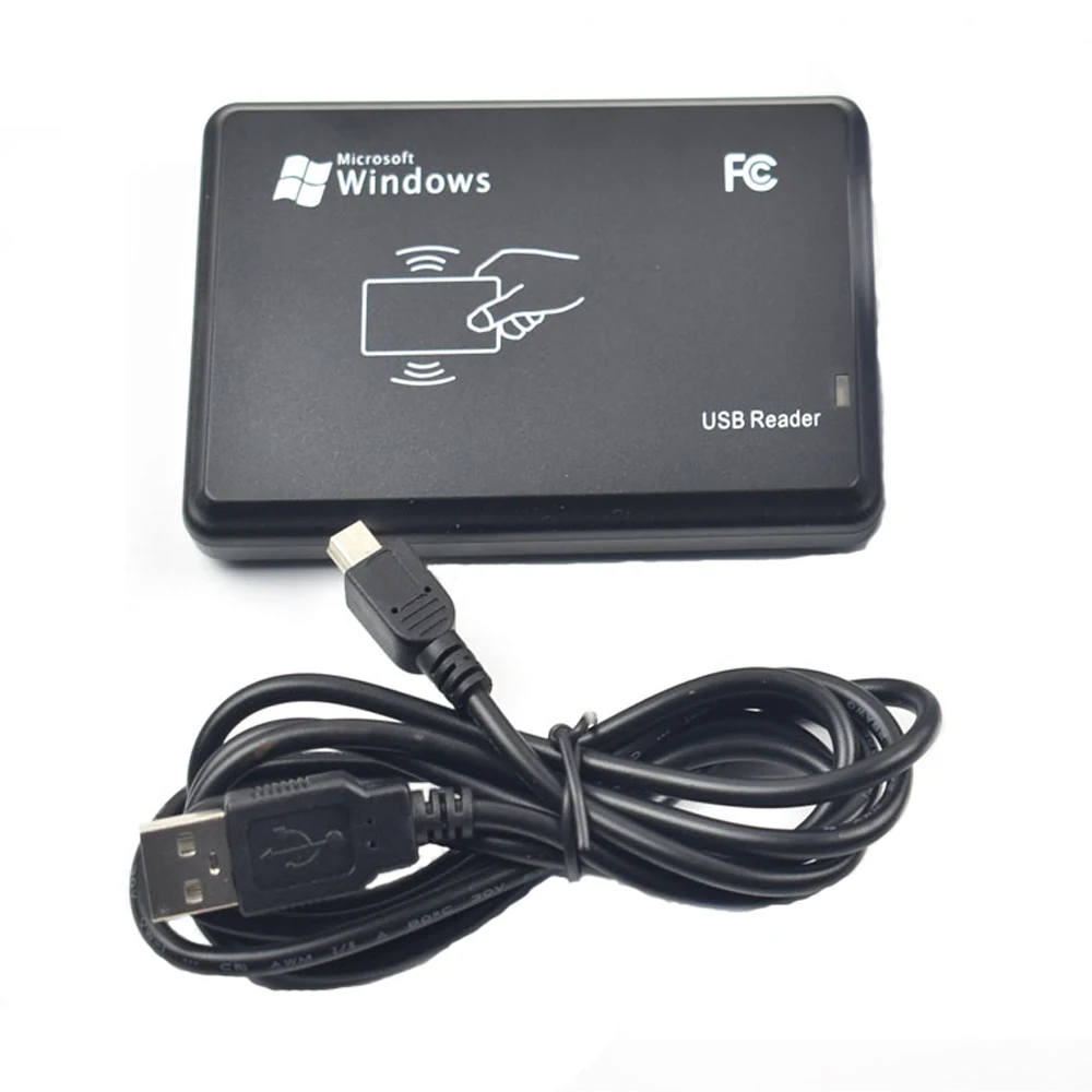 13,56 MHz Sort USB-Sensor, Smarte RFID NFC-Kort-Læser Nogen har Brug for Driver