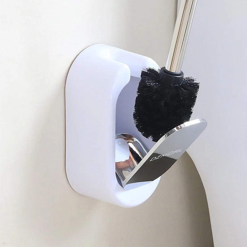 Wall-monteret ABS Base Toilet Børste langskaftede Rengøring Passer rensebørste Badeværelse Tilbehør Flerfarvet Sæt Hjem Dekoration