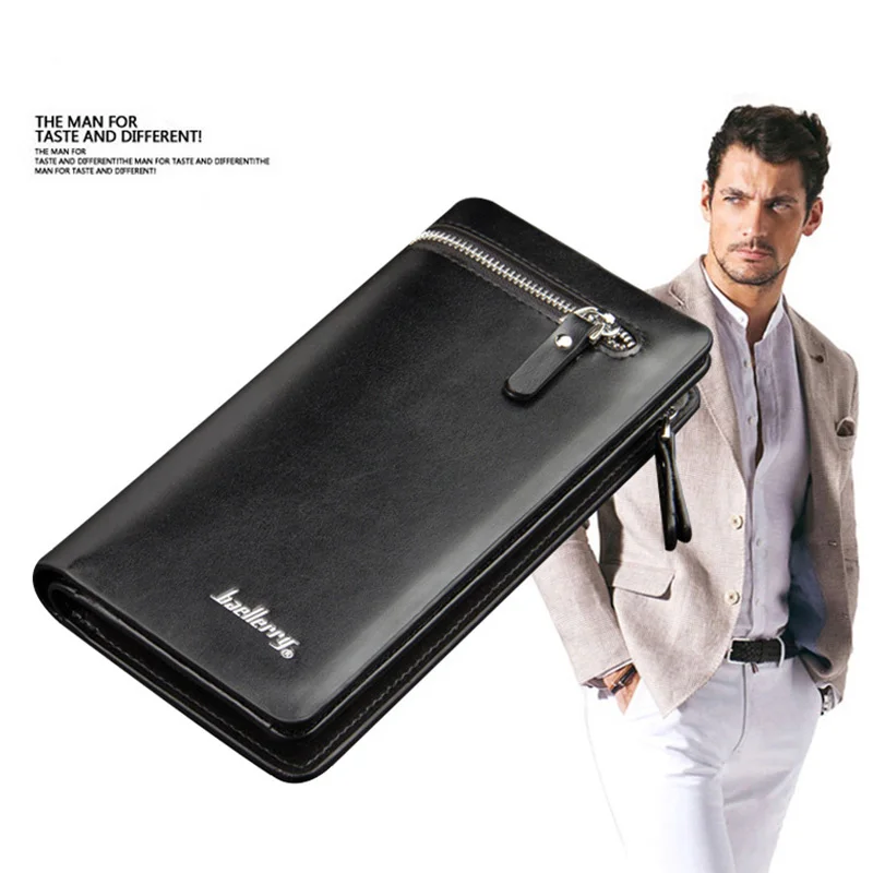 Baellerry Brand Business Tegnebog, pung Lange afsnit mønt lomme Kobling Handy portefølje Luksus Tegnebøger telefon taske pung Kapacitet