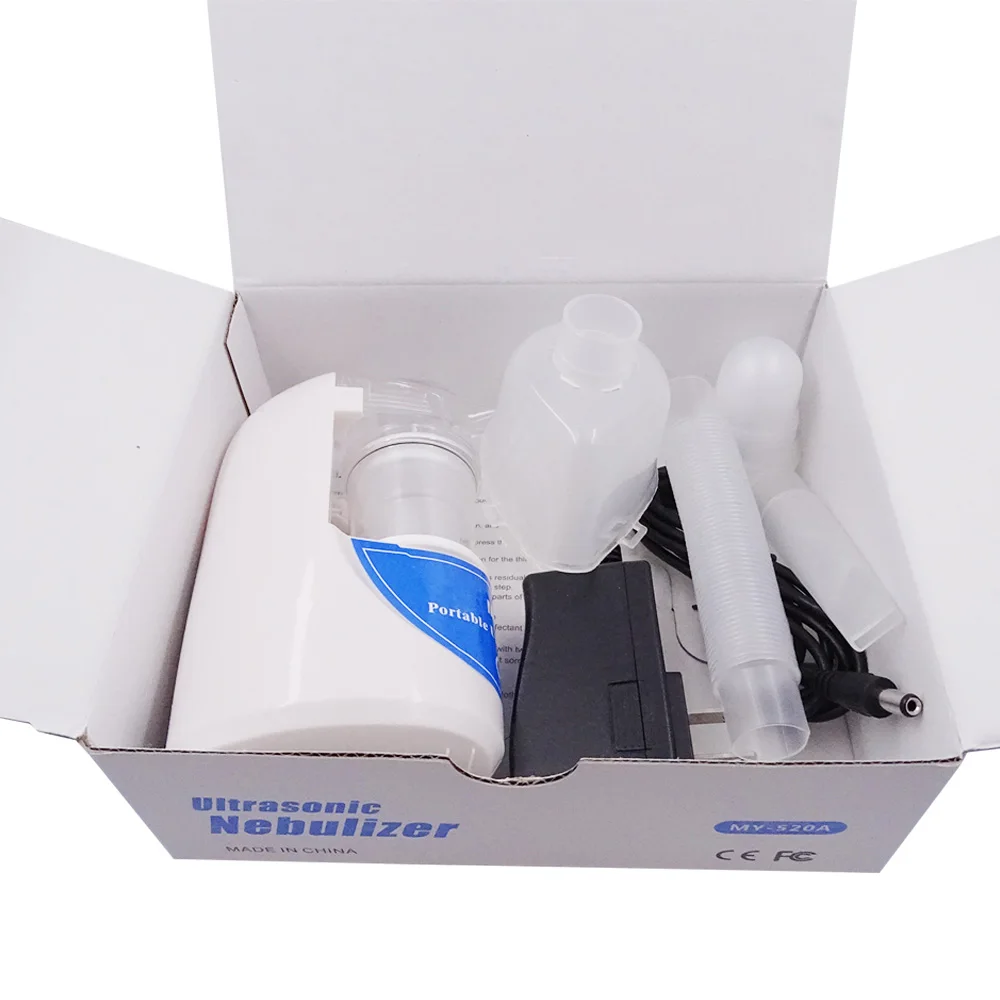 Hjem Inhalator Forstøver Mini-Håndholdte, Bærbare Automizer Ultralyd Nebulizer for Børn, Voksne Stille Astma Inhalator Sundhedspleje