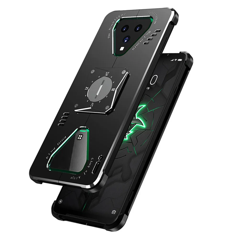 Metal Smartphone Beskyttende etui Tilbage Dække for Xiaomi Black Shark 2/ 3 Pro Gaming Telefon Sprede Varmen