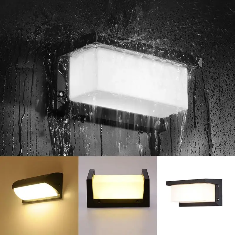 18W Udendørs LED-væglampe er Vandtæt Veranda Lys, Moderne væglampe Radar Motion Sensor indre Gårdhave sconce belysning fastholdelsesanordningen