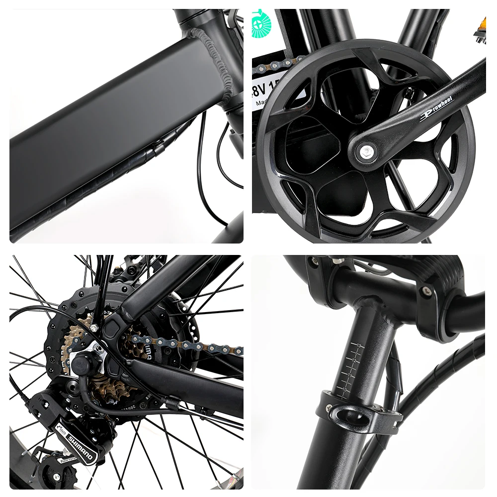 (EU STOCKE)elektrisk cykel 48V15A 20*4.0 tommer Fat Tire bike Folde 43KM/T 500W Kraftfuld el-Cykel Mountainbike/Sne/strand ebike