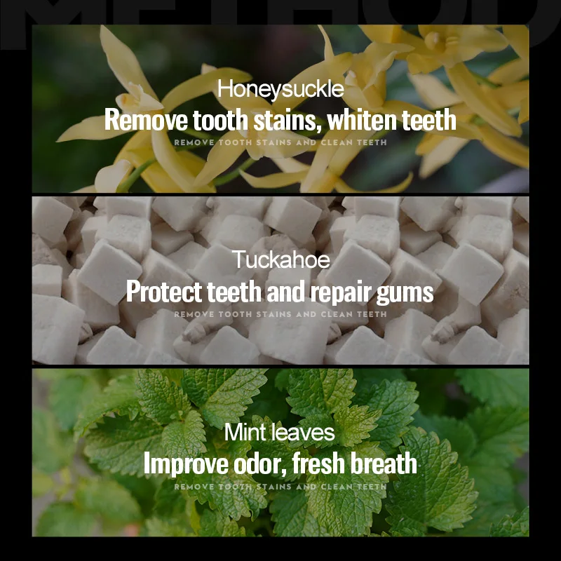 MANCODES 50g Tænder Whitening Powder Naturlægemidler Sikkert Frisk Blænde Lysere Tænder Røg Og Te Pletten Fjerne Tandpasta Tand Pleje