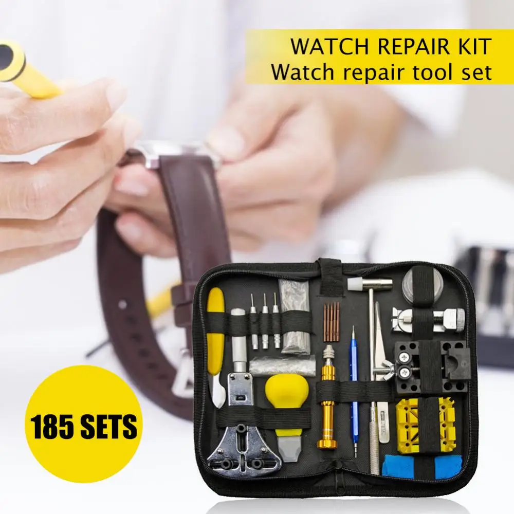 Se Reparations-Kit, 185 PC ' er, Ure, Reparation Værktøjer, Professionel Link Pin-Sæt Værktøj, Ur Batteri Helper