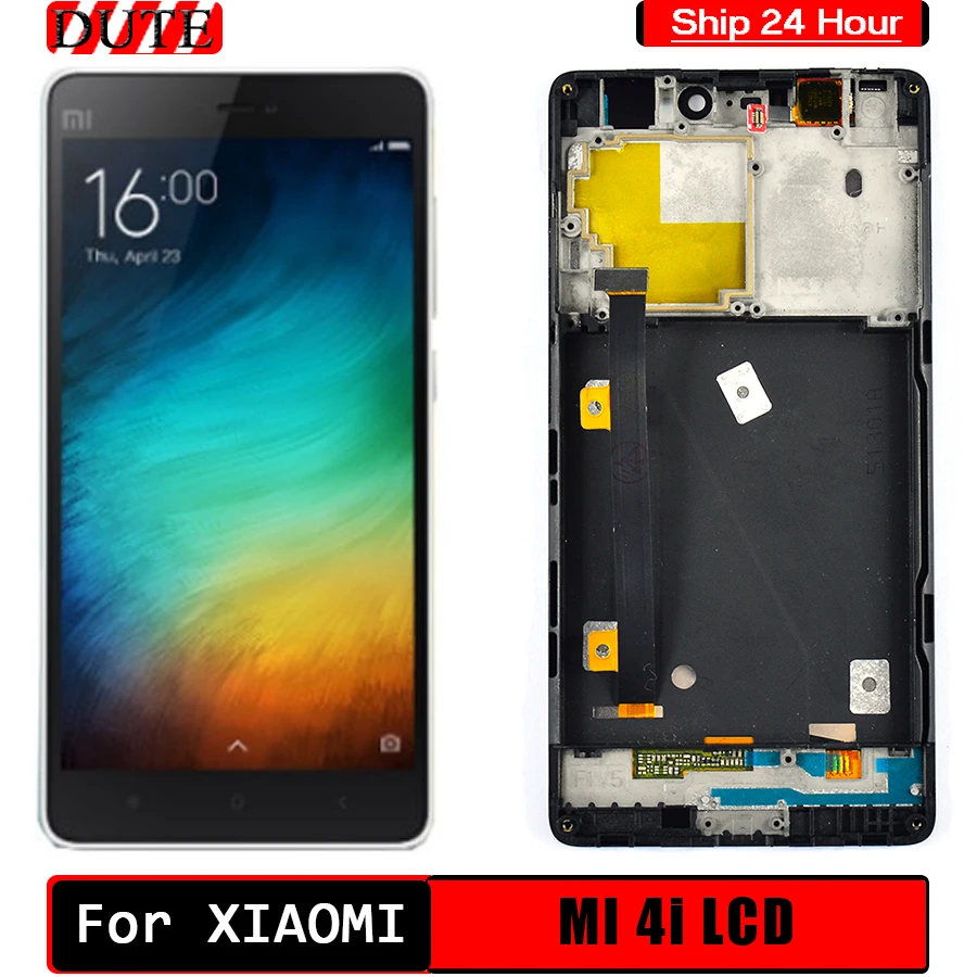For Nye Xiaomi Mi 4i Mi4i LCD-Skærm touch Skærm Med Ramme Digitizer Assembly 1920*1080 Til Xiaomi 4i lcd-Reservedele