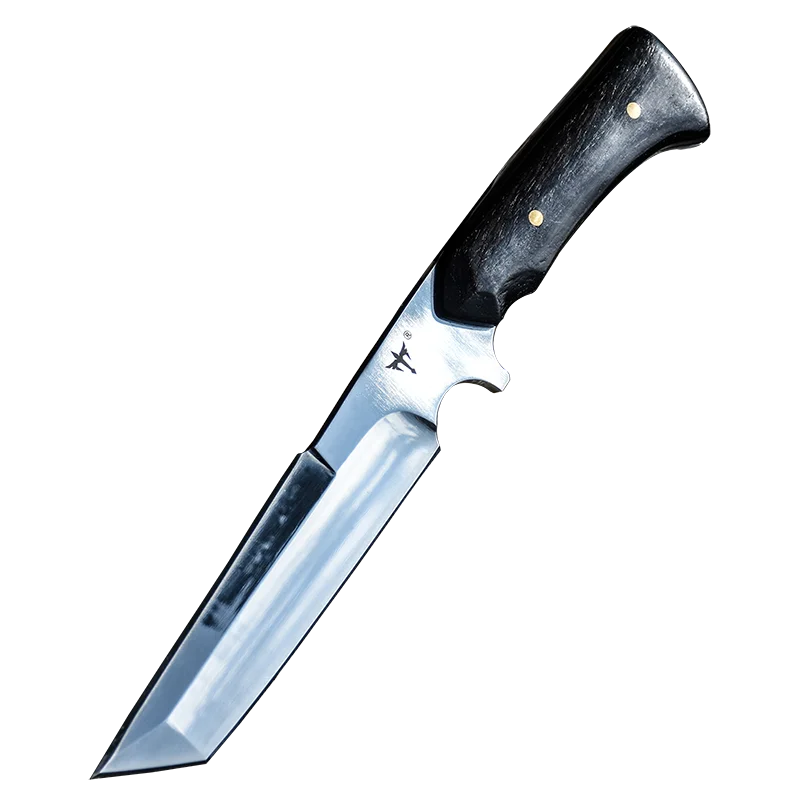 Voltron udendørs overlevelse kniv, høj hårdhed lige kniv, wild wild selvforsvar kniv, bærbare skarpe jungle survival kniv