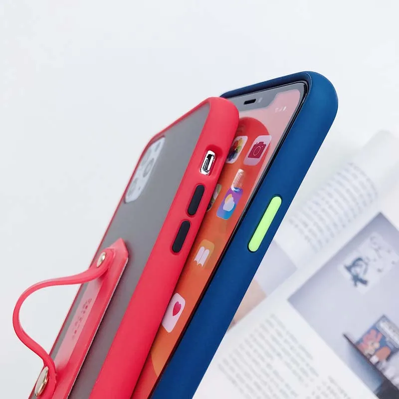 Kreative Stil Farverige Knapper Silikone Ramme Telefonen Sagen for Huawei P30Pro P20 Honor9X 8A 7S X10 20i,Sager med Finger Stents