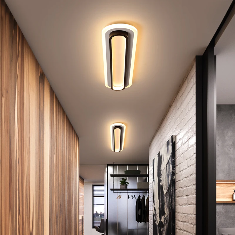 Varm Overflade Monteret Moderne led-loftsbelysning til Soveværelse Foyer Carridor Stue loft lampe Inventar hjem deco-110V-220V