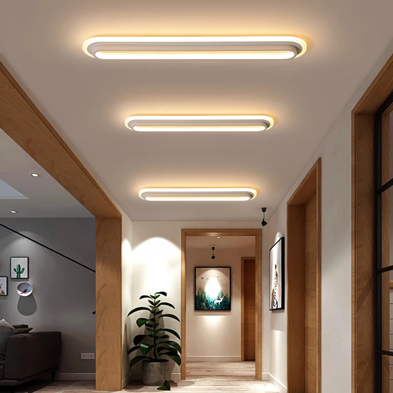 Varm Overflade Monteret Moderne led-loftsbelysning til Soveværelse Foyer Carridor Stue loft lampe Inventar hjem deco-110V-220V