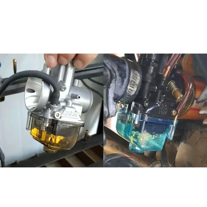 ZSDTRP PWK PZ Karburator Float Bowl Comp Afdeling Gennemsigtig Olie Cup for PWK I/II/III PWK IV/KSR EVO PZ26/27/30/32 Kulhydrater