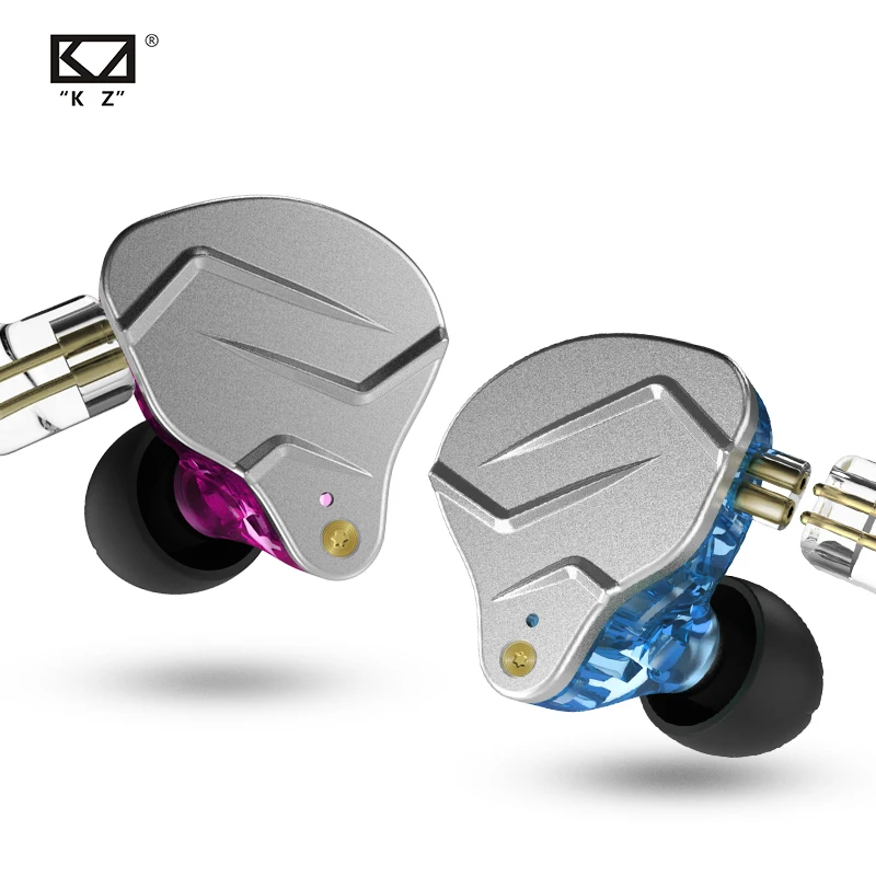 KZ ZSN PRO Metal-Hovedtelefoner 1 BADEVÆR+1DD Hybrid Teknologi HIFI Bas Ørestykker I Ear Monitor Hovedtelefoner, Sport støjreducerende Headset