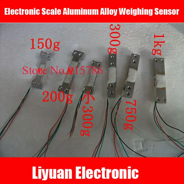 100 g 150 g 200 g 300 g 750g 1 kg 2 kg 5 kg Elektronisk Skala Aluminium Vejer Sensor vejecelle Vægt Rabat