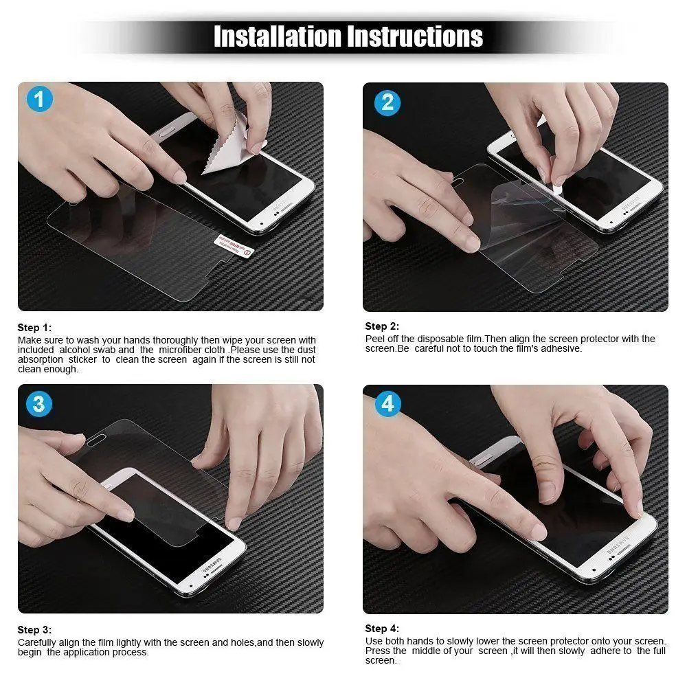 IPhone XS-Max 6.5, Sat 2 stykker hærdet glas skærm protektor anti-ridse ultra tynd, let at installere