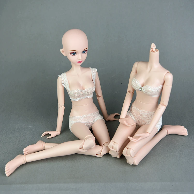 3D Real Øjne Nude Naked 1/4 BJD XINYI Dukke / 45cm Oprindelige Dukke krop med Dobbelt Knæ albueleddet / For Cosplay DIY Dukke Legetøj
