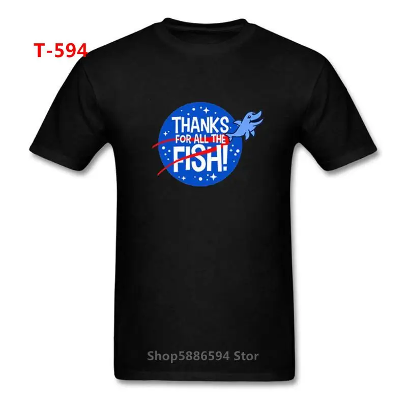 42 Hitchhikers tees Tak For Alle De Fisk, Print T-Shirt Mænd Sommeren Lyd Aktiveres Led T-Shirt Mode Tshirt Hipster Cool Top