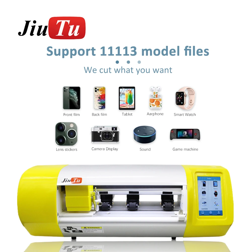Jiutu Auto Film Cutter med Indbygget Computer Med Wifi Intelligente Mobile Mobiltelefon Screen Protector Film skæremaskine