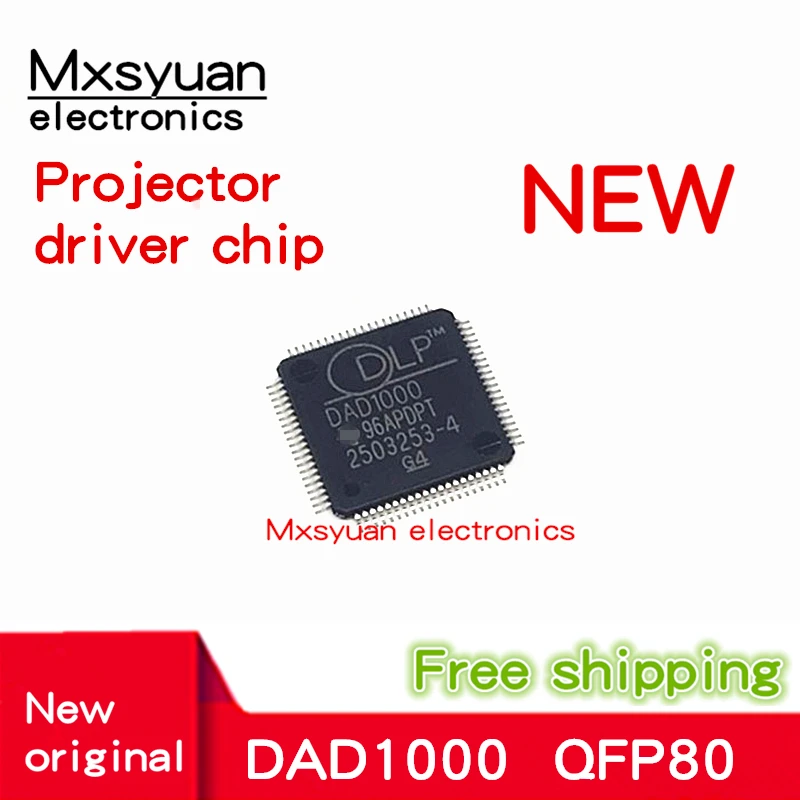5pcs~20pcs/MASSE DAD1000 QFP80 Nye originale projektor driver chip