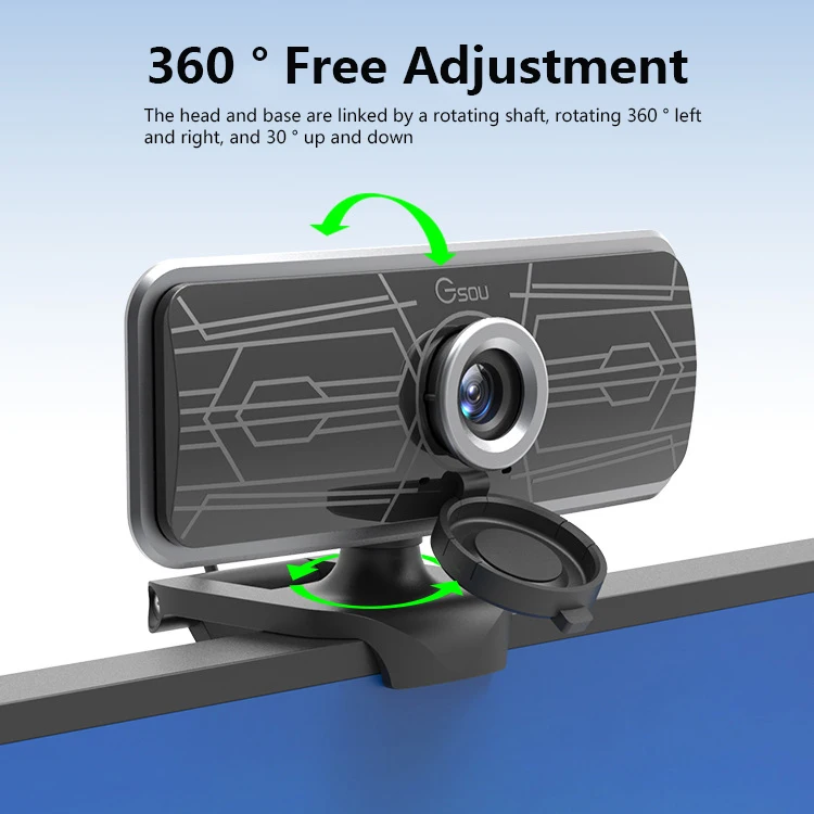 1080p webcam med autofokus web-kamera understøtter USB 2.0 PC-Kamera Optage video opkald computer perifere kamera HD-webcams desktop pc