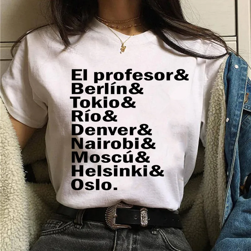 Huset Papir, t-shirt Penge Heist kvinder, La Casa De Papel tshirt sjove top fashion tee t-shirt kvindelige sommeren kvinder t-shirt
