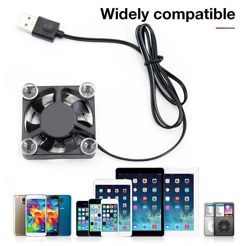 USB-Interface, Radiator, Telefon Mute Køligere Universal Portable Pad Spil Fan til Mobiltelefon og Router Laptop Cooling Pads