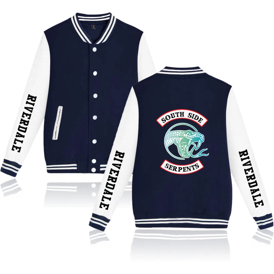 2019 hot salg riverdale baseball jakker harajuku populære streetwear hiphop casual jakker mænd kvinder