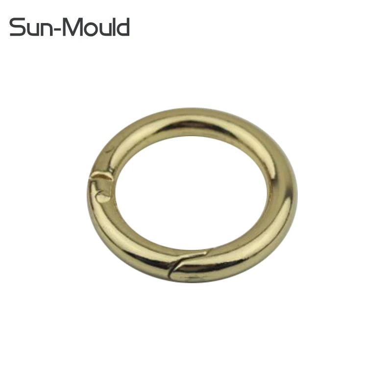 Bronze splint guld sort 15mm Foråret Ring Lås pose reb, stropper til bælte Snor Armbånd Halskæde stik 50stk/masse gratis fragt