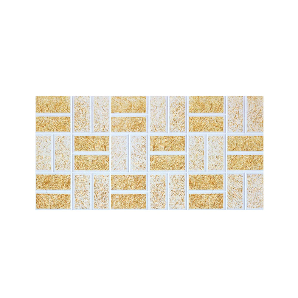 Selvklæbende Marmorgulv Tile Wall Sticker PVC Olie-bevis Vandtæt til Hjemmet Stue Køkken Soveværelse Badeværelse SJ-009