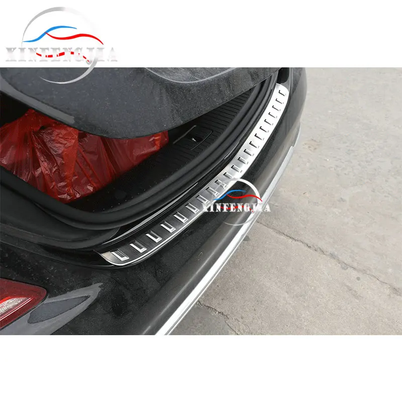 Rustfrit Bilens Bageste Kofanger Beskytter Plade Dekorere Dækker Bilens Bagagerum Boot Trim Til Mercedes-Benz S-Klasse W222-2020