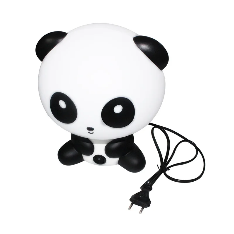 LED Nat Lampe Søde Tegneserie Panda Night Light Baby Soveværelse Lamper Sove Led Kid Lampe Pære bordlamper For Børns Gave