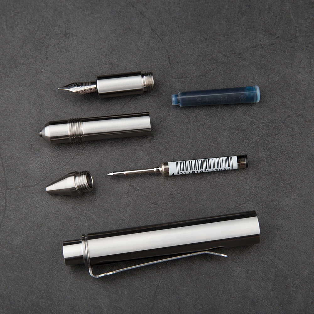 Taktisk Pen multi-funktion selvforsvar Vindue Brudt kobber-titanium non-slip bærbart værktøj pen