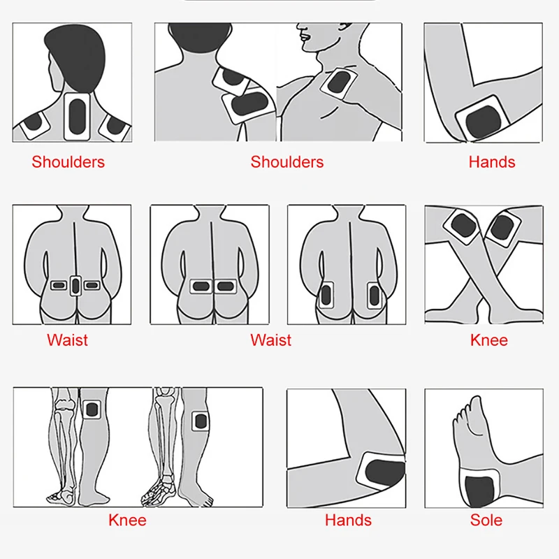 Cofoe 8stk Medicinsk Gips Mærkat Patches Joint & Muskuløs & Skulder smertelindrende Indsætte Knæ Leddegigt Krop Patch