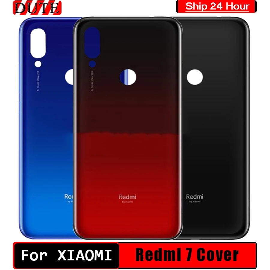 For Xiaomi Redmi 7 Batteri-Dæksel Dør, Bagpanel Boliger Tilfælde Redmi 7 Batteri Døren For Redmi 7 Tilbage Batteriets Cover Erstatning