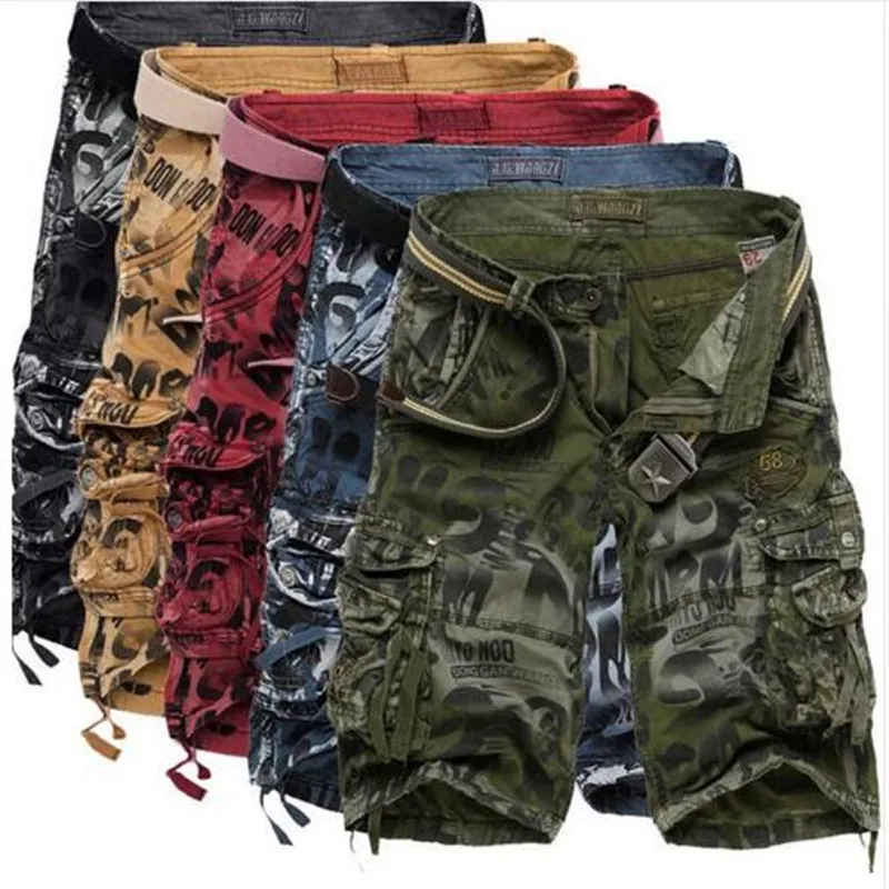 2020 Nyt Design, Mænd Sommeren Camouflage Militære Cargo Bermuda Shorts Masculina Jeans Mandlige Mode Afslappet Baggy Denim Shorts 29-42