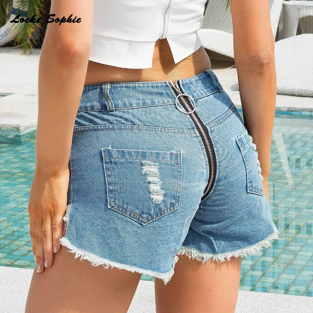 Høj talje, Sexede Kvinder jeans af denim shorts 2021 Sommer Mode Denim Blonder Splejsning Damer Tynde denim bomuld, super korte cowboybukser