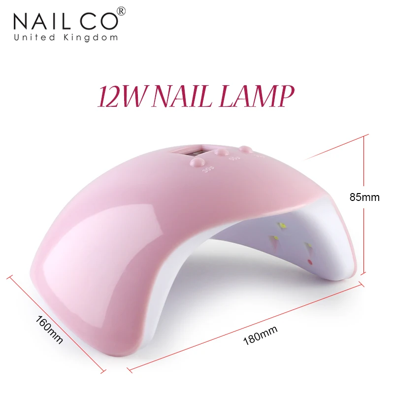 NAILCO Stjernede 1 Tørring Søm Lampe 12W Bærbare 30/60/90'erne Timer UV&LED-Lampe USB-Kabel Stik Hjem Manicure Lak Nail Art Værktøj