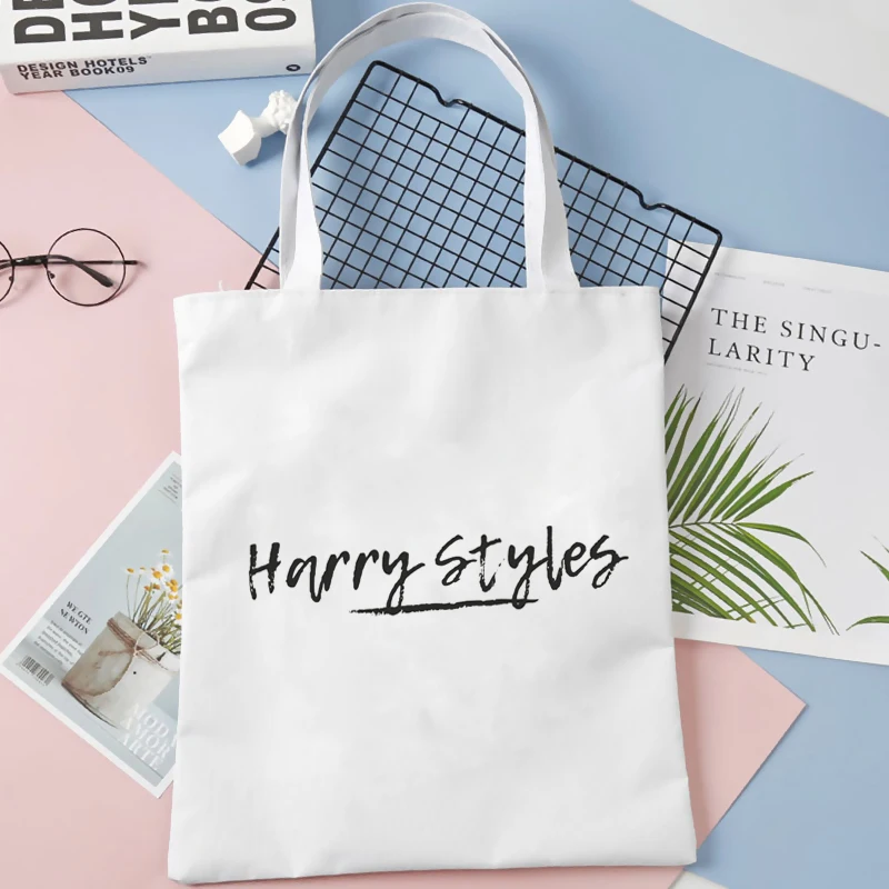 Harry Styles shopping taske bolsa købmand jute taske bolsas de tela øko bomuld taske bag tote sacolas
