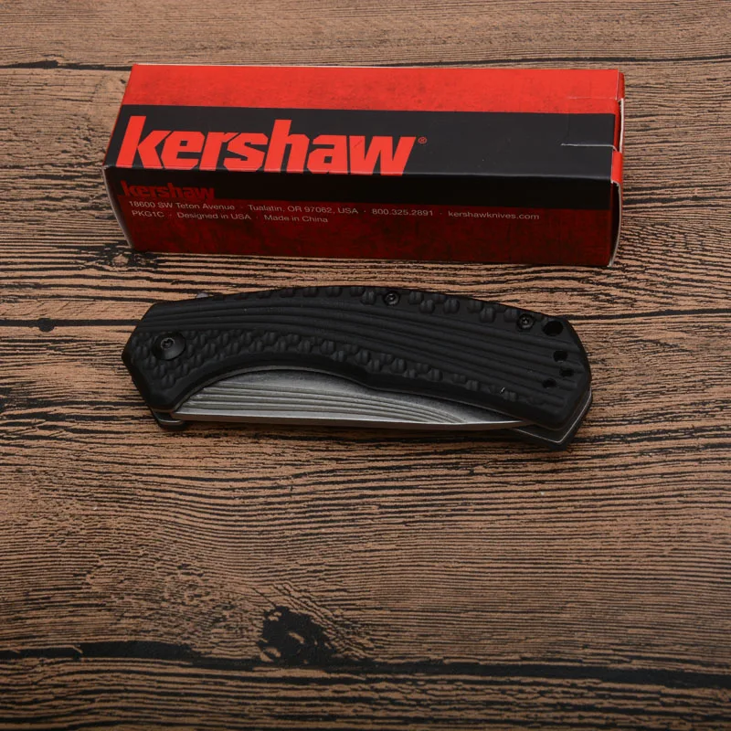Kershaw 8600 folde pocket kniv 8cr13 Blade luftfart aluminium Håndtag udendørs camping jagt taktisk overlevelse Knive EDC værktøj