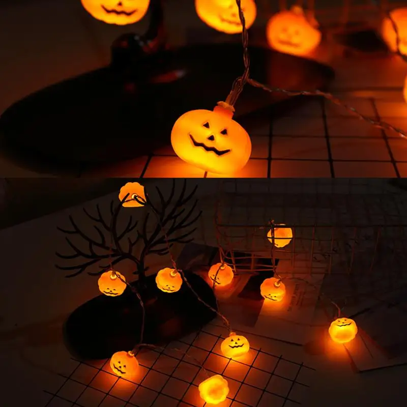 Græskar Lys String Sjove Kreative LED Lanterne Halloween Ferie Lys String Festival Forsyninger Til Home Party