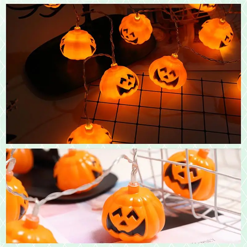 Græskar Lys String Sjove Kreative LED Lanterne Halloween Ferie Lys String Festival Forsyninger Til Home Party