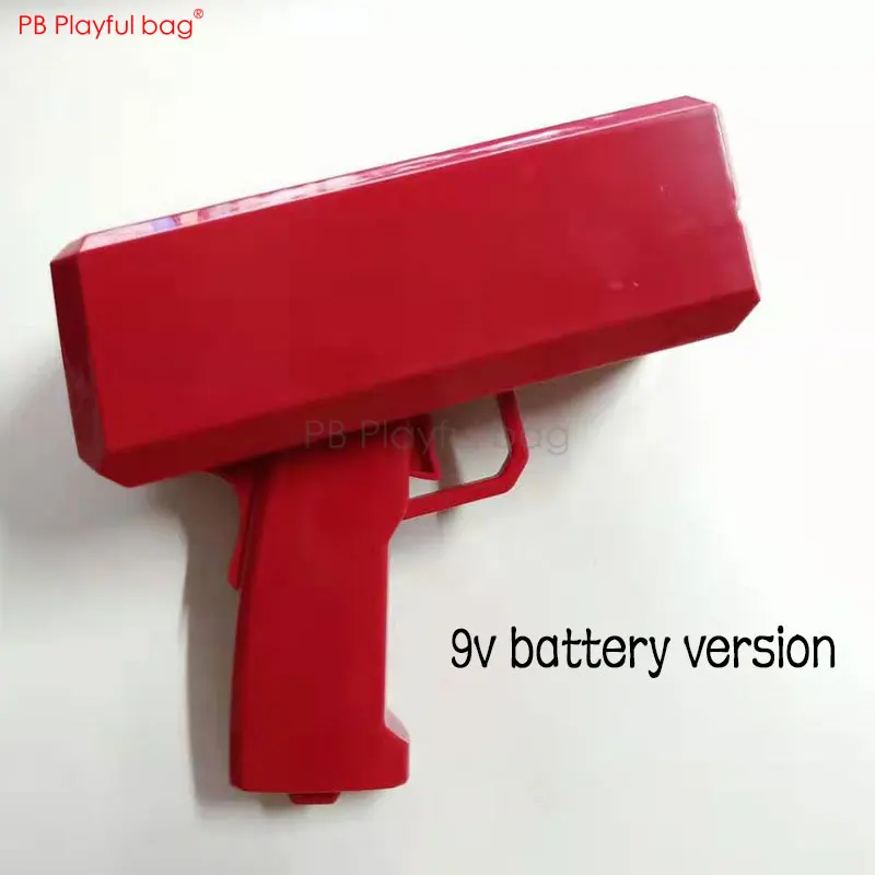 Legende taske Elektriske penge at sprøjte pistol Penge jet maskine Kreative indendørs legetøj Fancy Dekompression legetøj Julegaver AB11