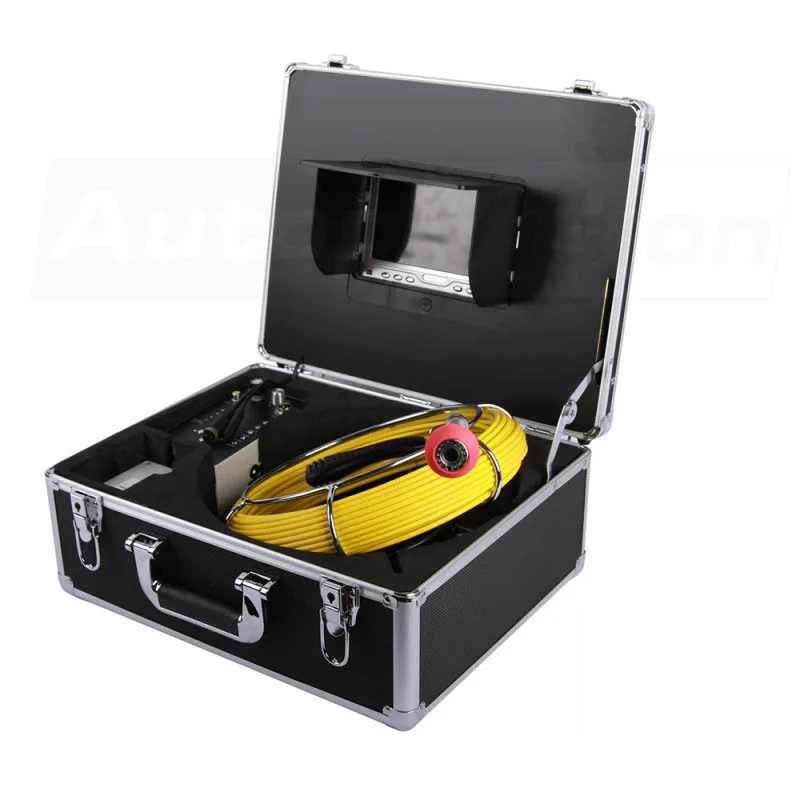 23MM Industrielle Endoskop, 7 tommer Skærm, 20M Kabel-Industrielle Endoskop kloakrøret Video Inspektion Kamera DVR