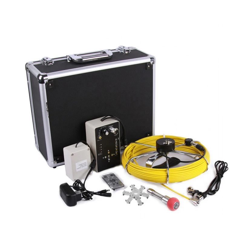 23MM Industrielle Endoskop, 7 tommer Skærm, 20M Kabel-Industrielle Endoskop kloakrøret Video Inspektion Kamera DVR