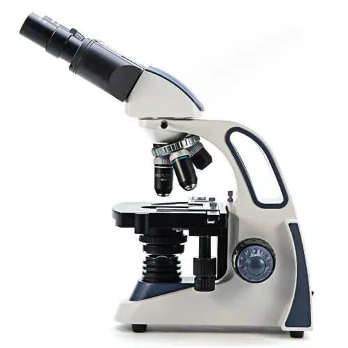 HURTIG SW380B Mikroskop 40X-2500 X Siedentopf Forsknings-Grade Kikkert Sammensatte Lab Microscopio med Mekanisk Fase Gave