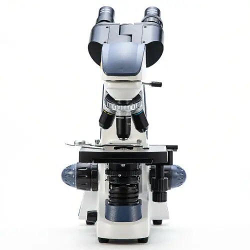 HURTIG SW380B Mikroskop 40X-2500 X Siedentopf Forsknings-Grade Kikkert Sammensatte Lab Microscopio med Mekanisk Fase Gave