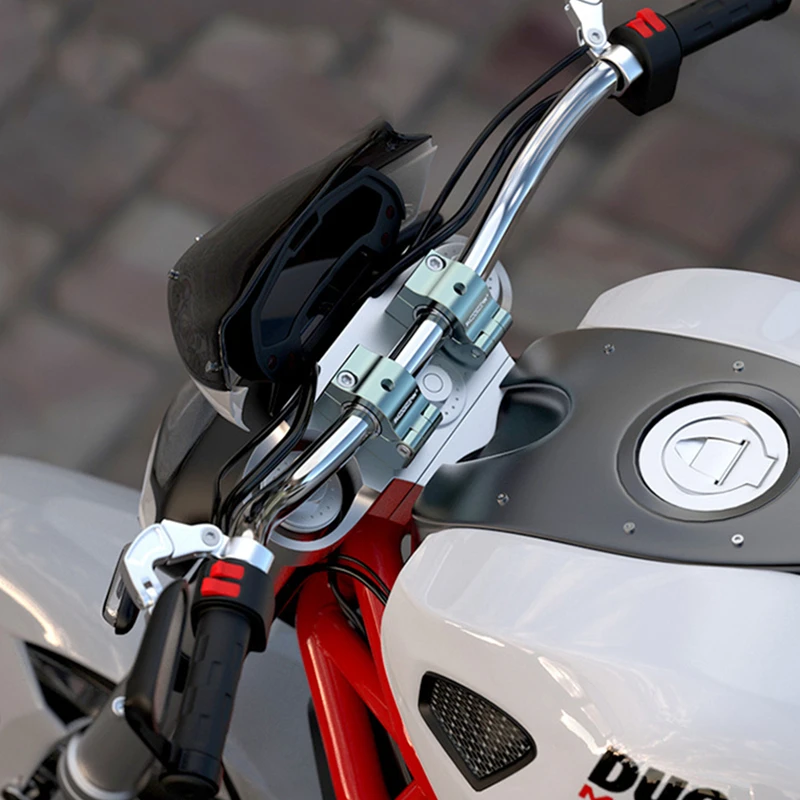 Motorcykel Dele Universal Armatur Tryk På Blok Fortykket Dæk Armering Kode Variabel Diameter Styr Tryk Kode